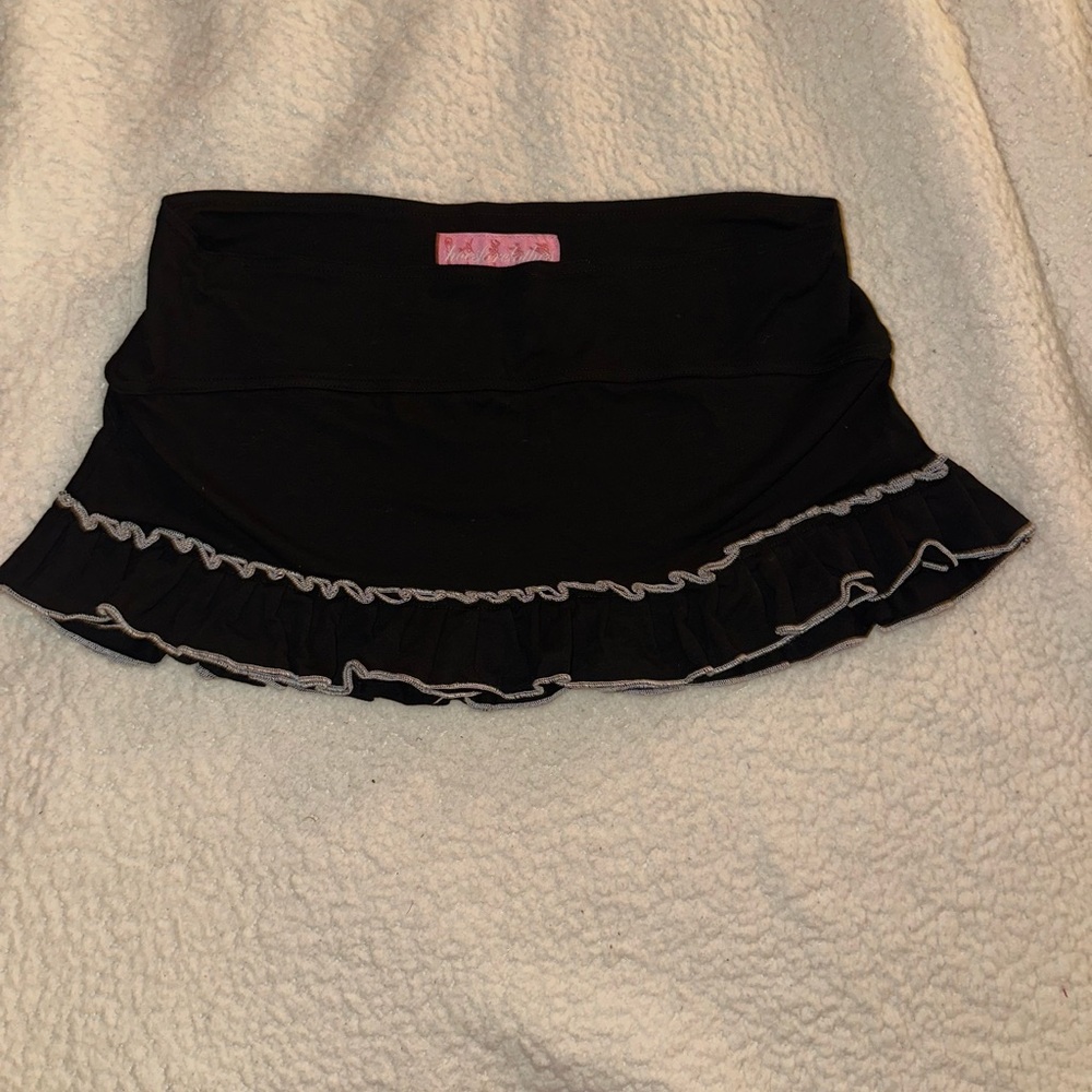 French Maid Micro Mini Skirt (Black)